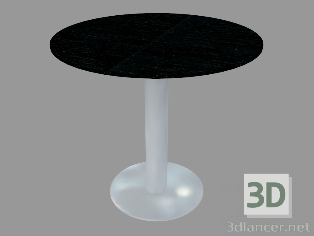 modèle 3D Table à manger (frêne teinté noir D80) - preview