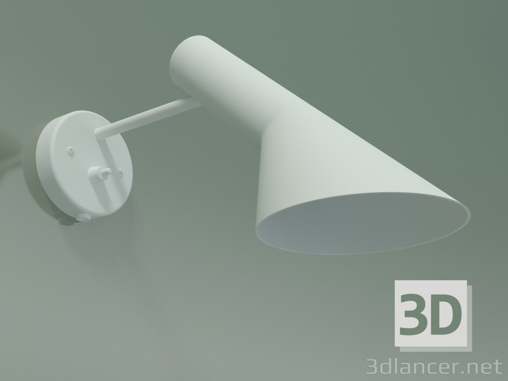 3d model Lámpara de pared AJ WALL (20W E14, BLANCO V2) - vista previa