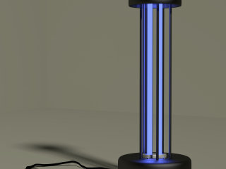 3D-Modell "UV-keimtötende Lampe"