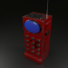 3d futuristic handset model buy - render