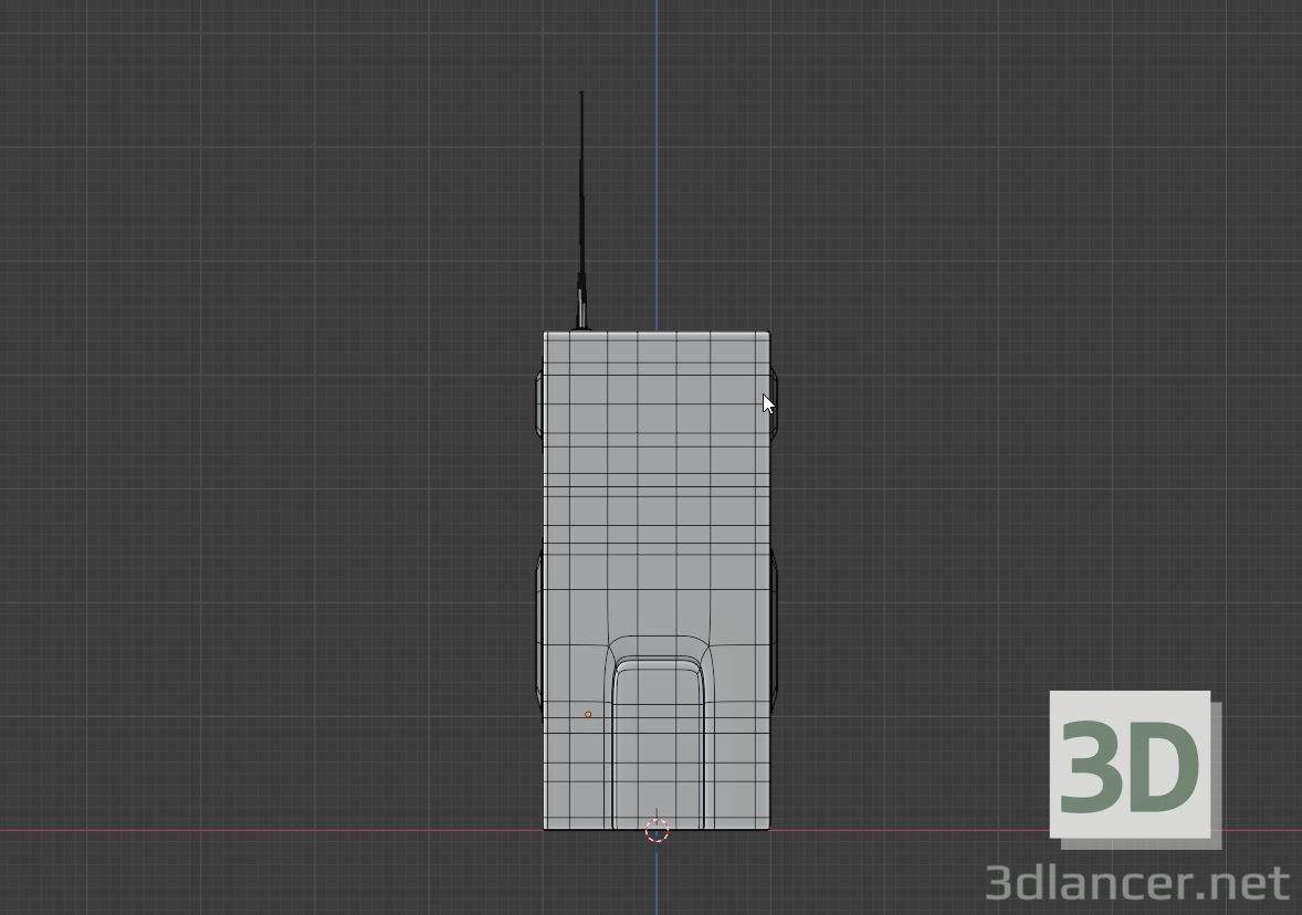 futuristisches Mobilteil 3D-Modell kaufen - Rendern