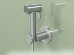 Bidet shower, wall bracket and toilet water connection (ID022, AS)