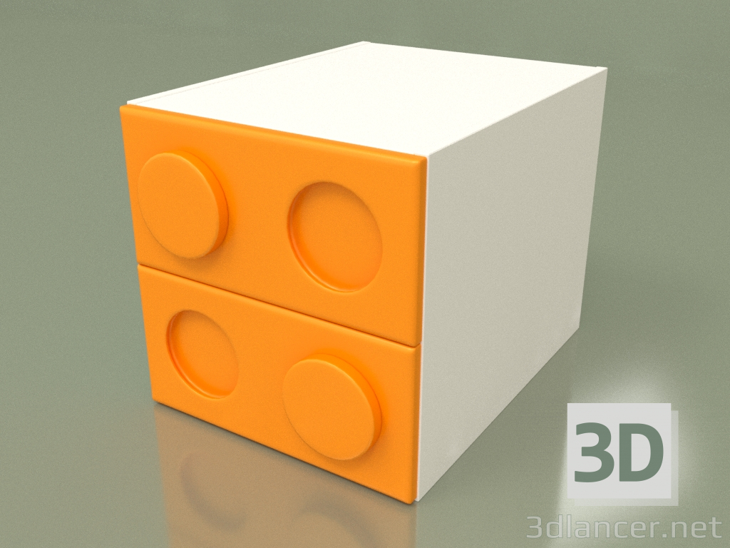 3d model Children's bedside table (Mango) - preview