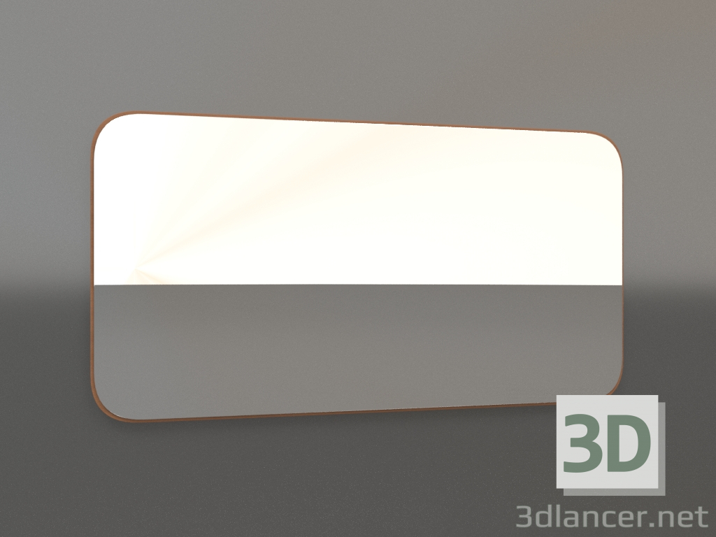 3d model Espejo ZL 27 (850x450, rojo madera) - vista previa