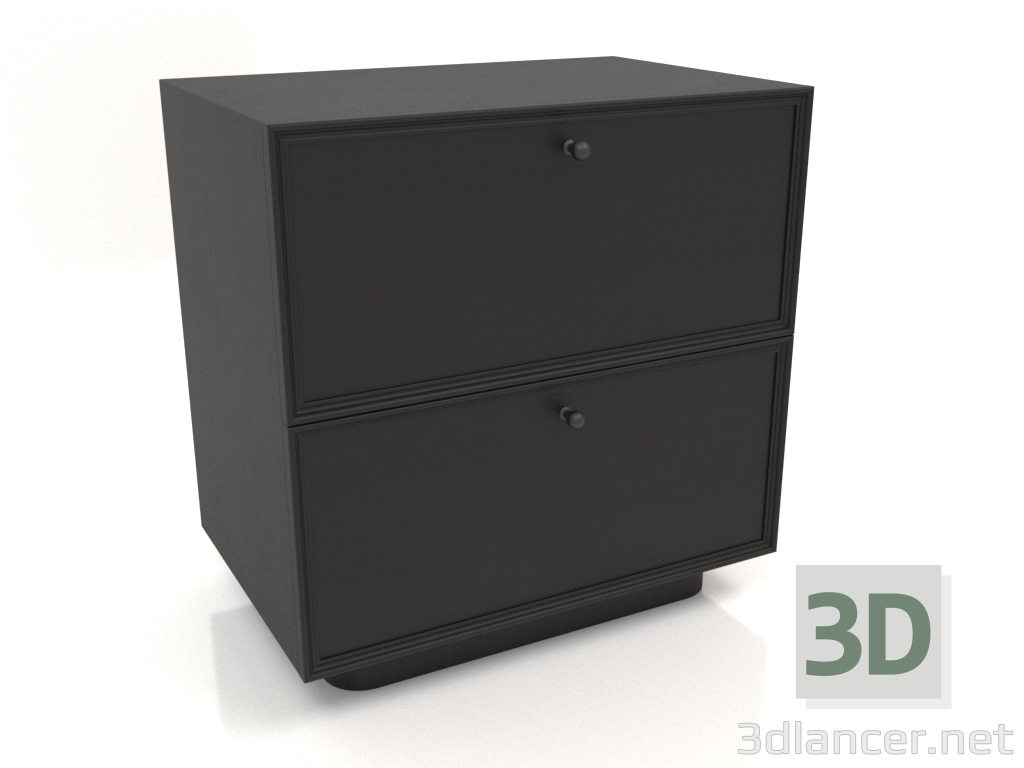 3d модель Тумба TM 15 (603x400x621, wood black) – превью