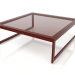 3d model Coffee table 90 (Wine red) - preview