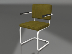 Ridge Rib Armchair (Green)