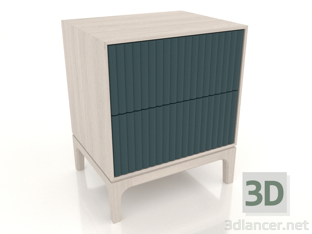 3D Modell Nachttisch FARGO 2 Schubladen mit gefrästen Fronten (Meereswelle, gebleichte Eiche, Option 4) - Vorschau 3D Modell Nachttisch FARGO 2 Schubladen mit gefrästen Fronten (Meereswelle, gebleichte Eiche, Option 4) - Vorschau