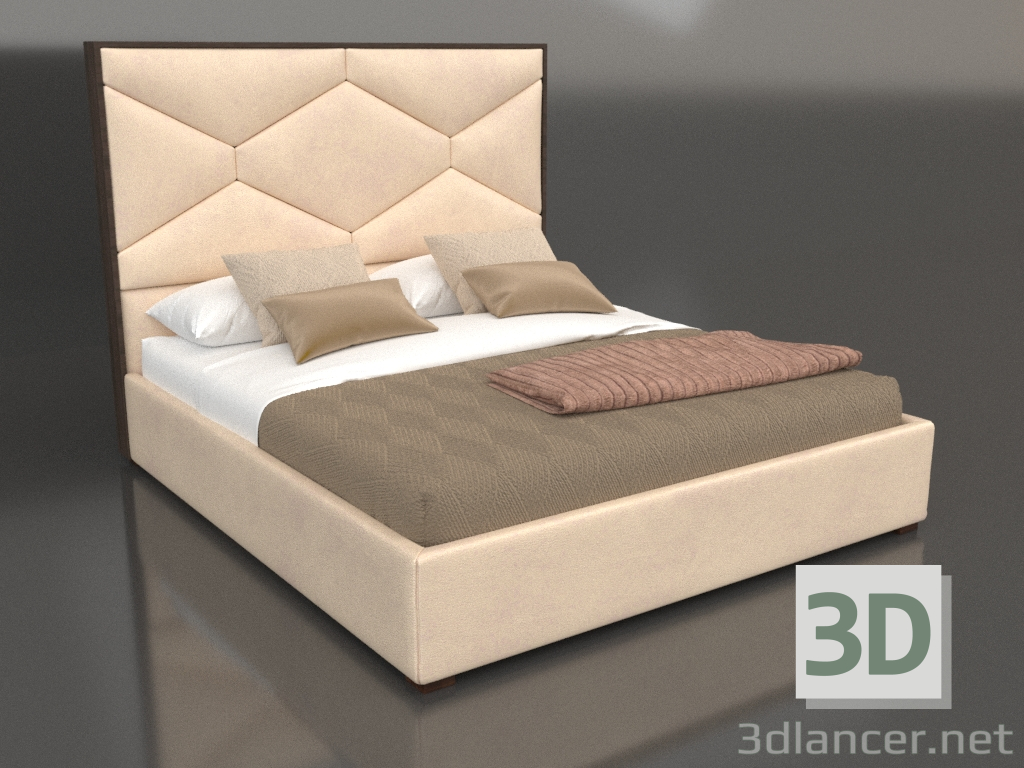 3d model Soft bed Martina - preview