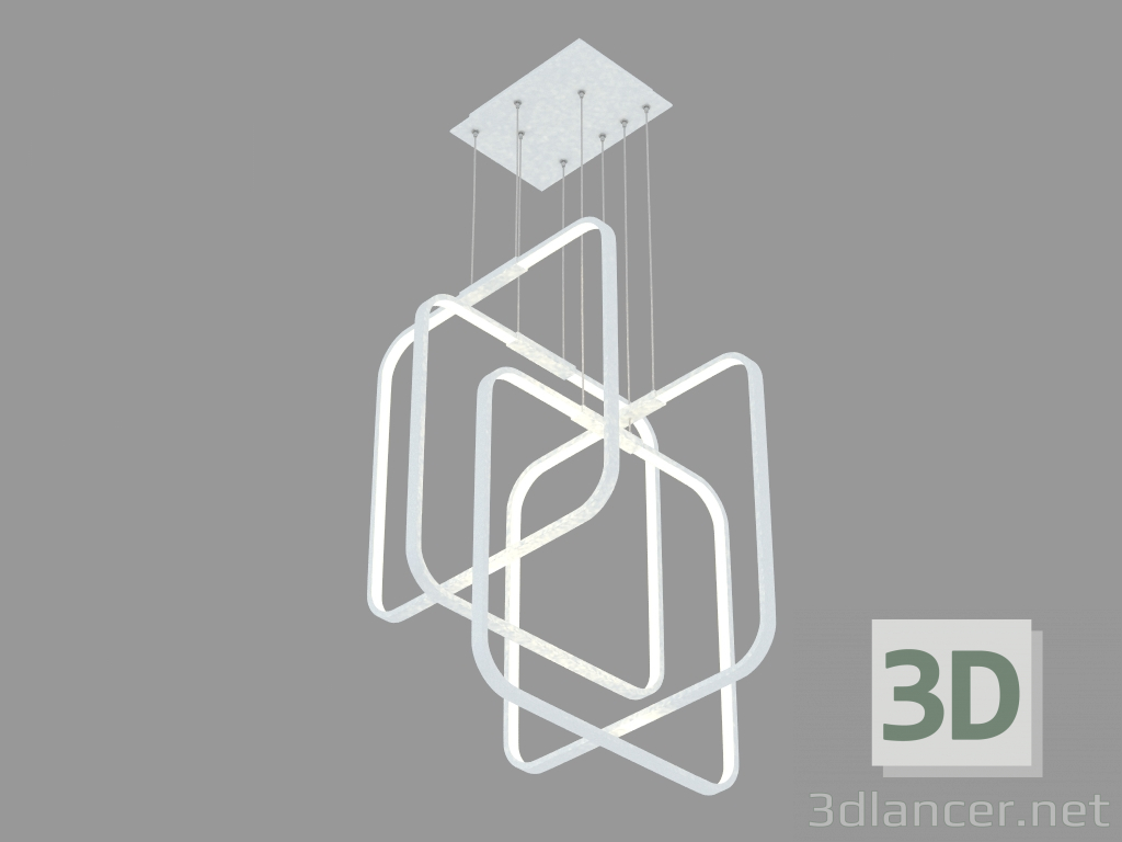 Modelo 3d Suspensão lâmpada LED (DL18559_04 D620 SBS L) - preview