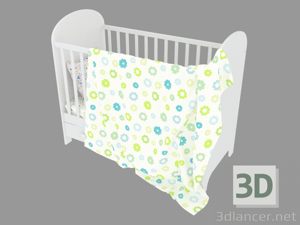 3D Modell Baby Guanat - Vorschau