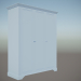 modèle 3D Armoire Gerbor Blanche - preview