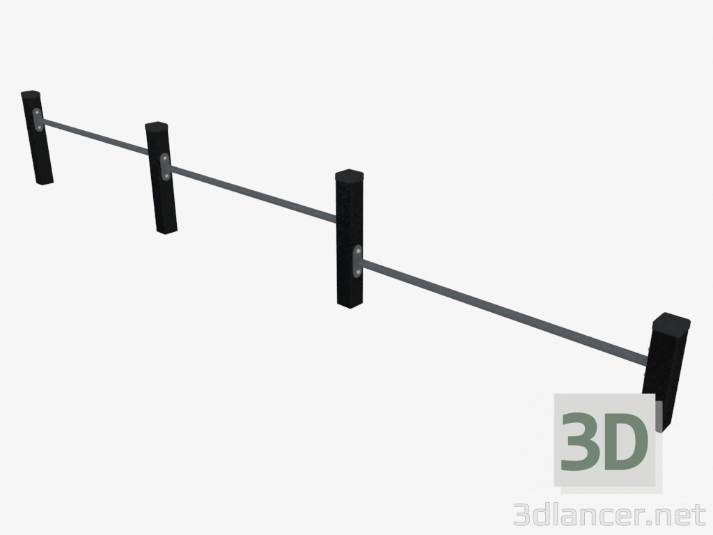 3d model Complejo deportivo (WL0034) - vista previa