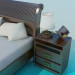 Modelo 3d Cama de solteiro - preview