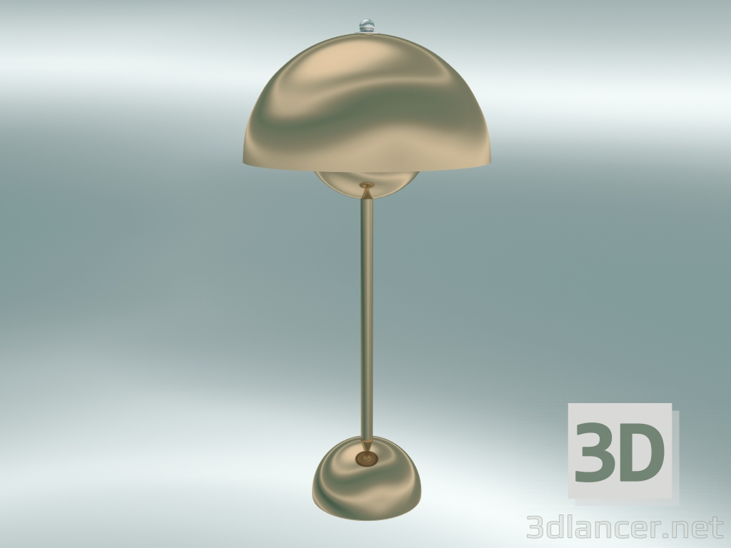 3D modeli Masa lambası Saksı (VP3, Ø23cm, H 50cm, Parlak Pirinç) - önizleme