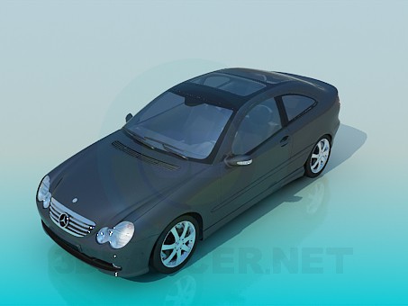 Modelo 3d O carro mercedes - preview