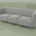 3d model Modular straight sofa Kyoto (K4 + K6 + K4) - preview