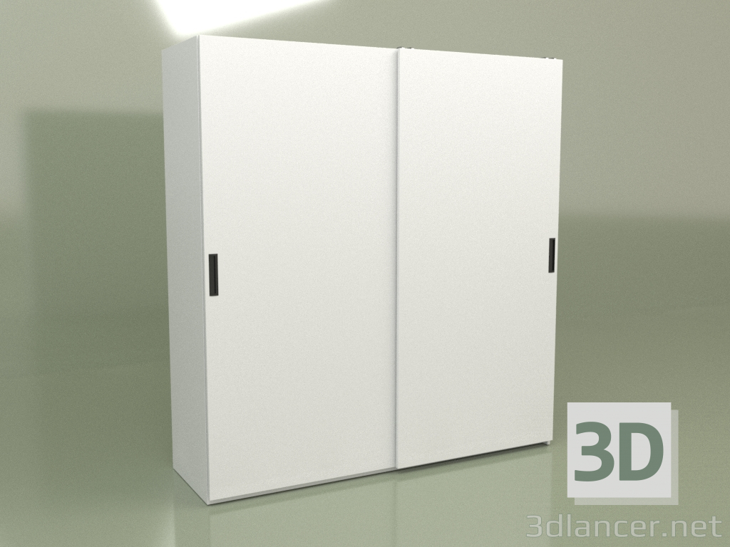 3d model Armario 2 puertas Mn 120 (Blanco) - vista previa