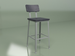 Bar stool Hans (black)