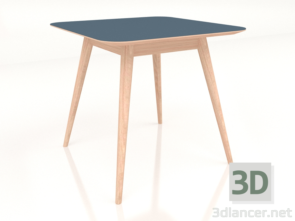 3d model Dining table Stafa 80X80 (Smokey blue) - preview