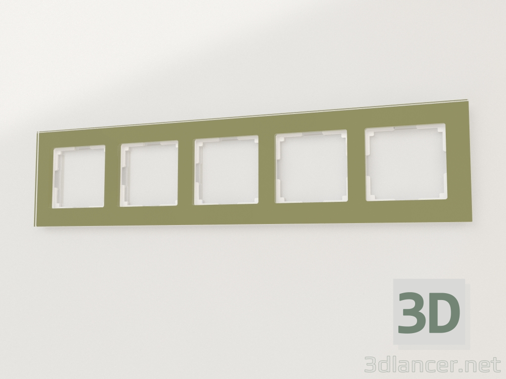 3d model Marco para 5 postes Favorit (pistacho) - vista previa