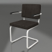 3d model Ridge Rib Armchair (Grey) - preview