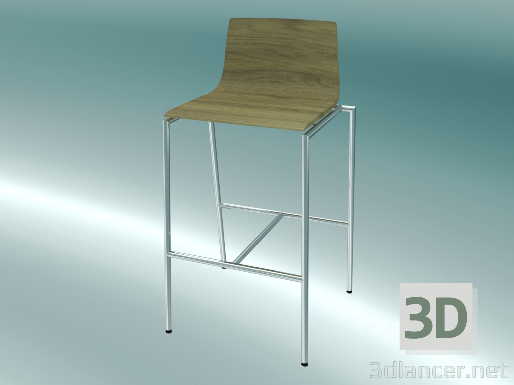 3d model Taburete de bar (K1CH) - vista previa