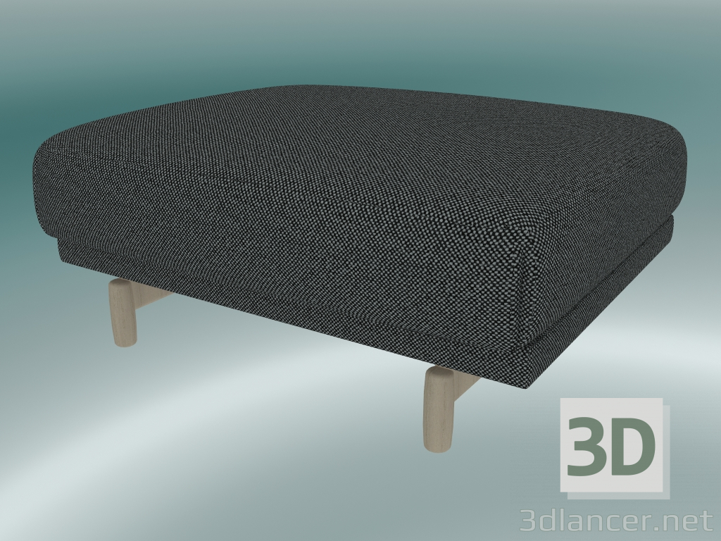 Modelo 3d Descanso do Poof (Hallingdal 166) - preview