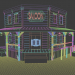 modèle 3D de Saloon Far West acheter - rendu