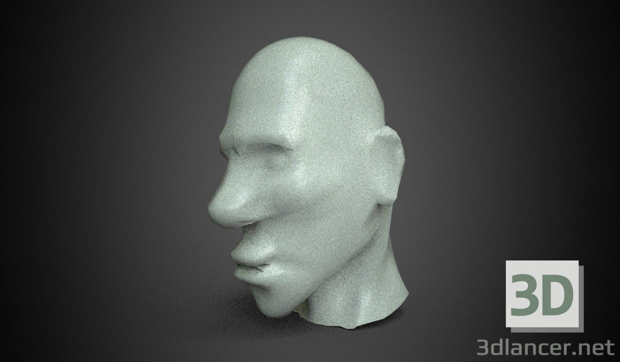 Modelo 3d Cara - preview