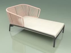 Chaise longue 004 (Cordon 7mm Rose)