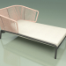 modèle 3D Chaise longue 004 (Cordon 7mm Rose) - preview