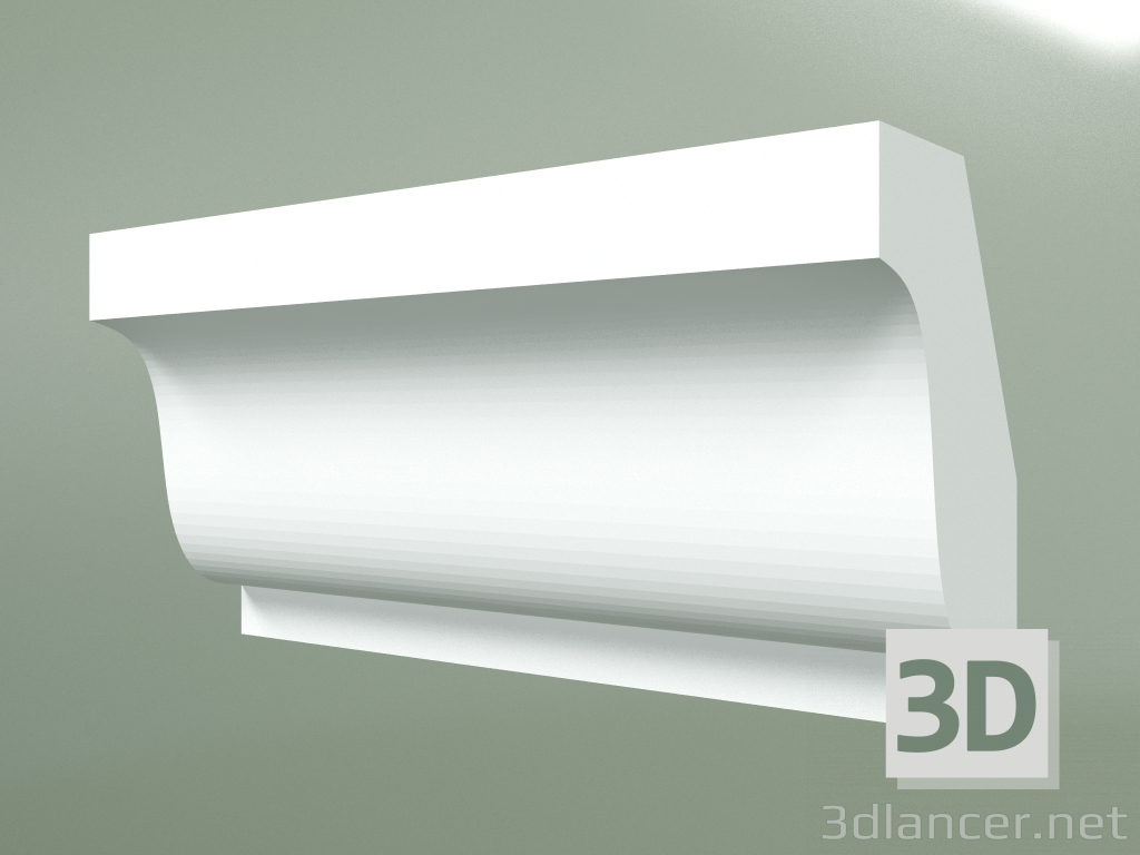 Modelo 3d Cornija de gesso (plinto de teto) KT002-1 - preview