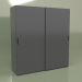 Modelo 3d Roupeiro 2 portas Mn 120 (Antracite) - preview