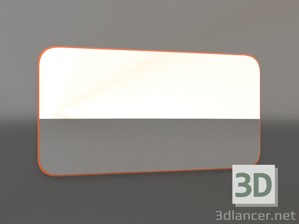 3d model Espejo ZL 27 (850x450, luminoso naranja brillante) - vista previa