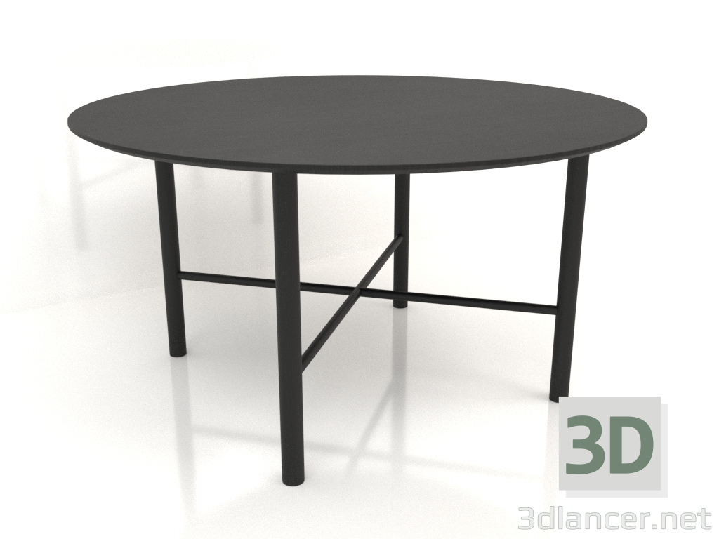 3d model Mesa de comedor DT 02 (opción 2) (D=1400x750, madera negra) - vista previa