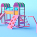 3D Modell Spielplatz - Vorschau