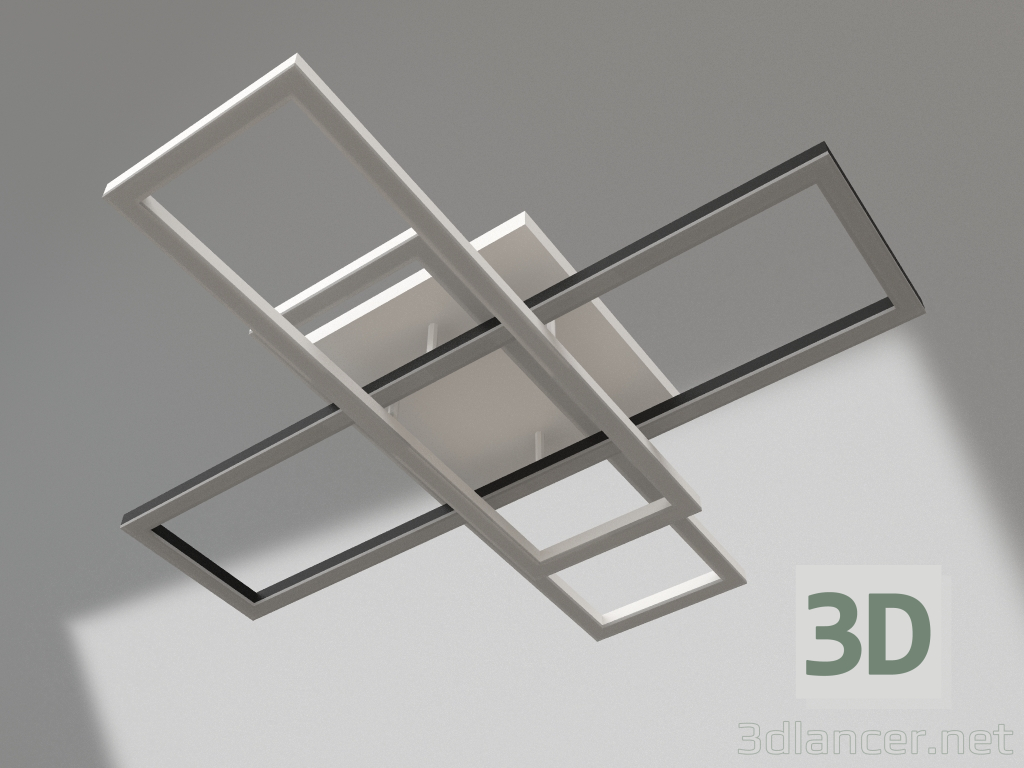 3d model Lámpara de pared y techo Lind (07610-2) - vista previa