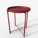 modèle 3D de Table Gladom rouge IKEA acheter - rendu