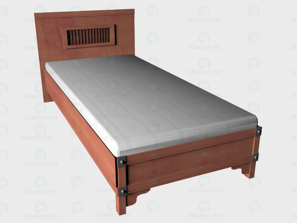 Modelo 3d Cama 1-local 102h 204 - preview