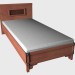 Modelo 3d Cama 1-local 102h 204 - preview