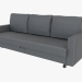 3d model Leather sofa triple Friheten - preview