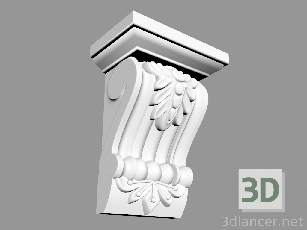 modello 3D Staffa (KR12) - anteprima