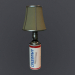 3D Modell Gaslampe Kostenlos low poly - Vorschau