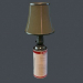 3D Modell Gaslampe Kostenlos low poly - Vorschau