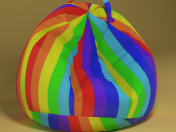 Borsa per poltrona arcobaleno