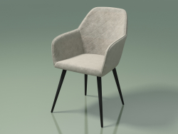 Armchair Antiba (111833, powder gray)