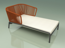 Chaise longue 004 (Cordon 7mm Orange)