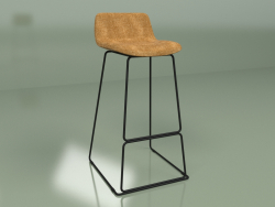 Tabouret de bar Neo rembourré (orange)