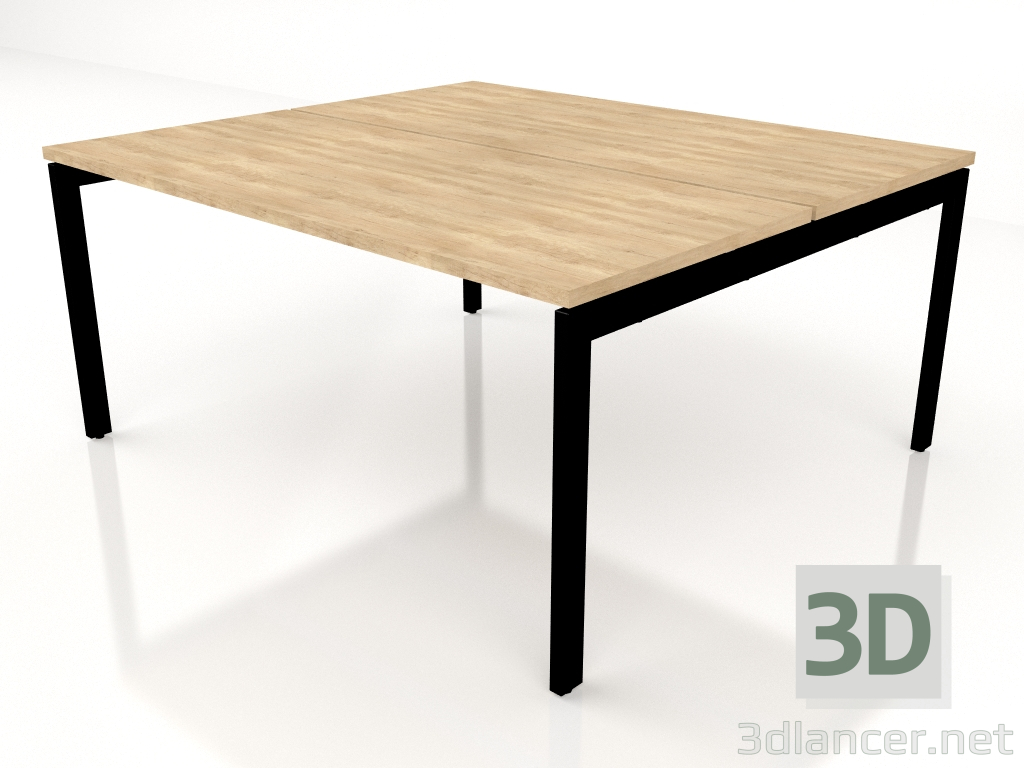 modello 3D Tavolo da lavoro Ogi U Bench Slide BOU46 (1600x1410) - anteprima